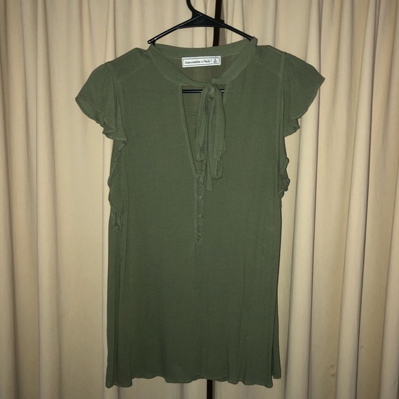 Abercrombie & Fitch blouse green small - Picture 1 of 6